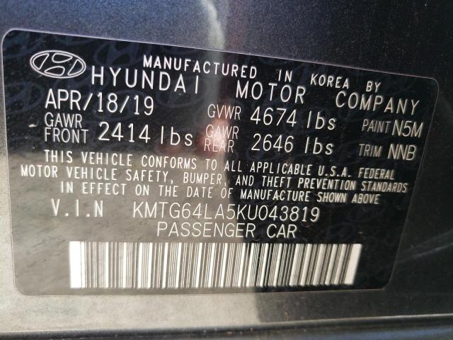 2019 GENESIS G70 ADVANC KMTG64LA5KU043819