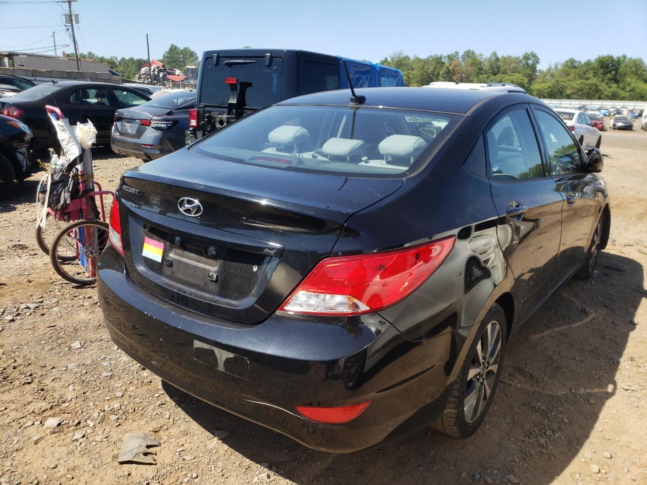 2017 Hyundai Accent Se VIN: KMHCT4AE3HU357940 Lot: 58023142