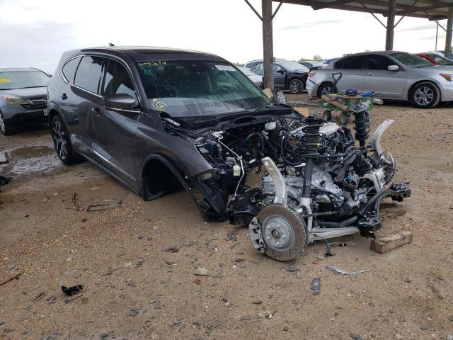 Salvage cars for sale from Copart Temple, TX: 2022 Acura MDX Techno