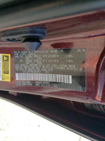 2019 TOYOTA HIGHLANDER - 5TDJZRFH5KS983821