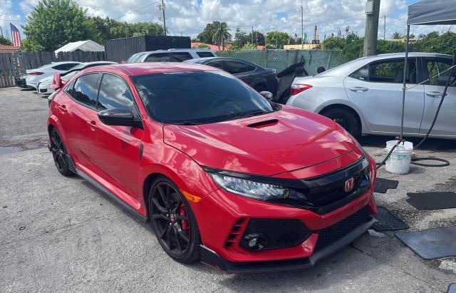 Salvage cars for sale from Copart Miami, FL: 2018 Honda Civic Type