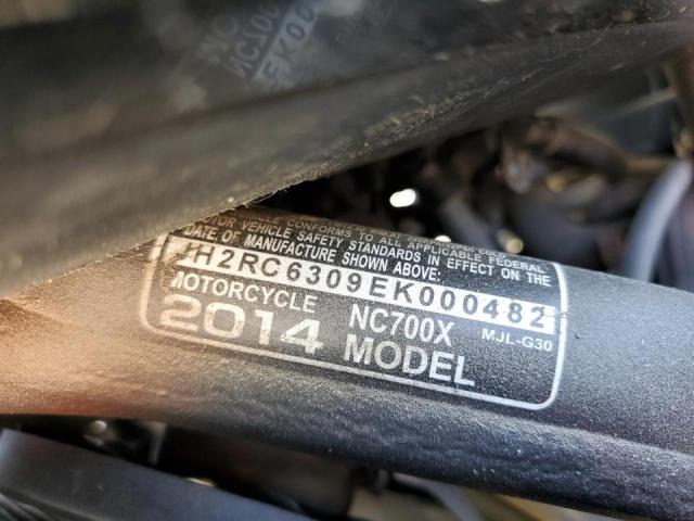 2014 HONDA NC700X JH2RC6309EK000482