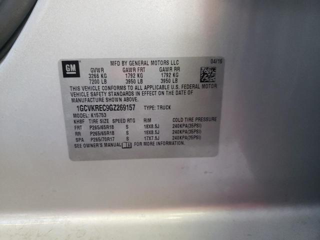 2016 CHEVROLET SILVRDO LT 1GCVKREC9GZ269157