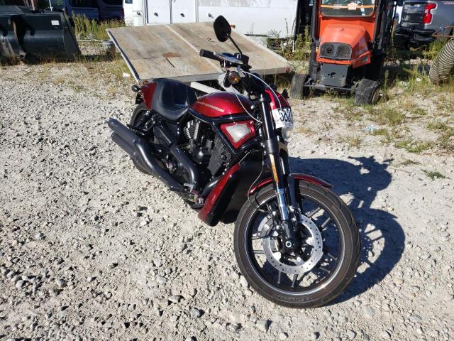 Salvage motorcycles for sale at Mendon, MA auction: 2016 Harley-Davidson Vrscdx NIG