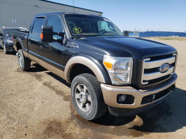 Salvage cars for sale from Copart Rocky View County, AB: 2011 Ford F350 Super