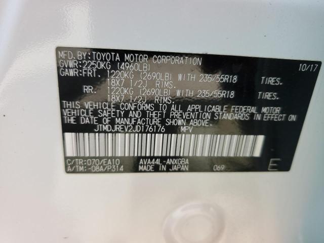 2018 TOYOTA RAV4 HV LI - JTMDJREV2JD176176