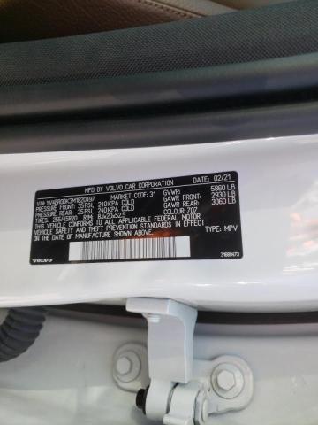 2021 VOLVO XC60 T8 RE YV4BR0DK3M1820497