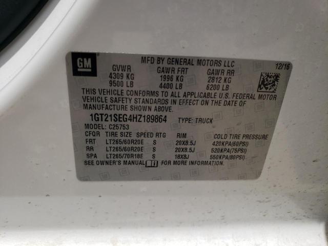 2017 GMC SIERRA C25 1GT21SEG4HZ189864
