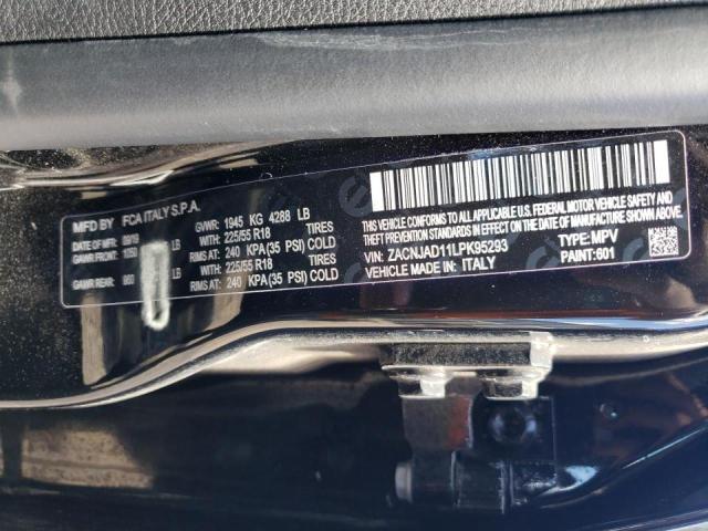 2020 JEEP RENEGADE A ZACNJAD11LPK95293