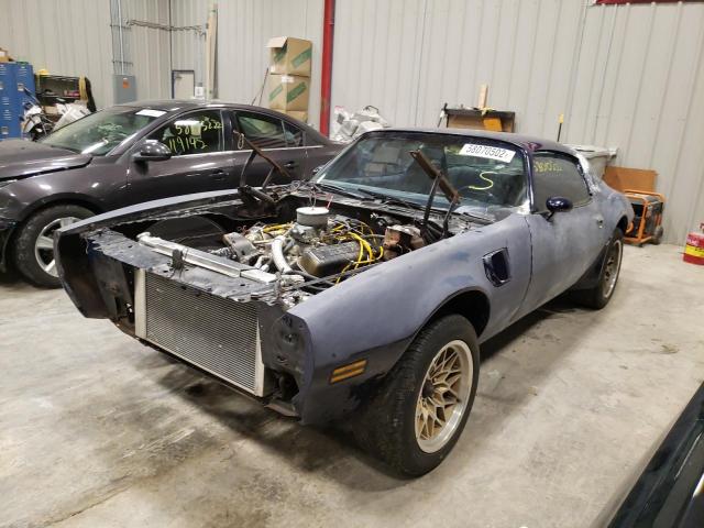 Vin: 2w87wal143403, lot: 58070502, pontiac firebird 19802