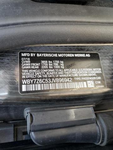 2018 BMW I3 S BEV WBY7Z6C53JVB96942