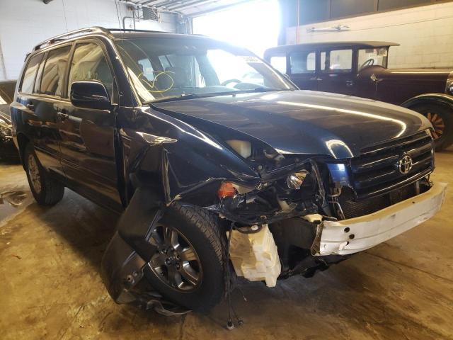 Salvage cars for sale from Copart Wheeling, IL: 2007 Toyota Highlander