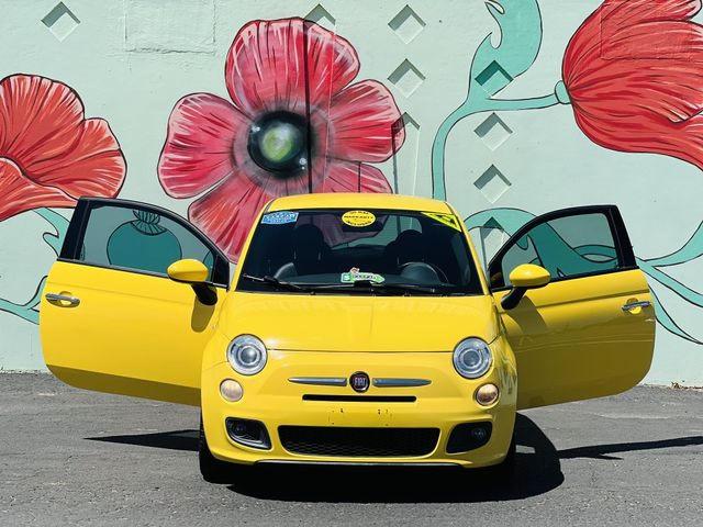 Хэтчбеки FIAT 500 2014 giall