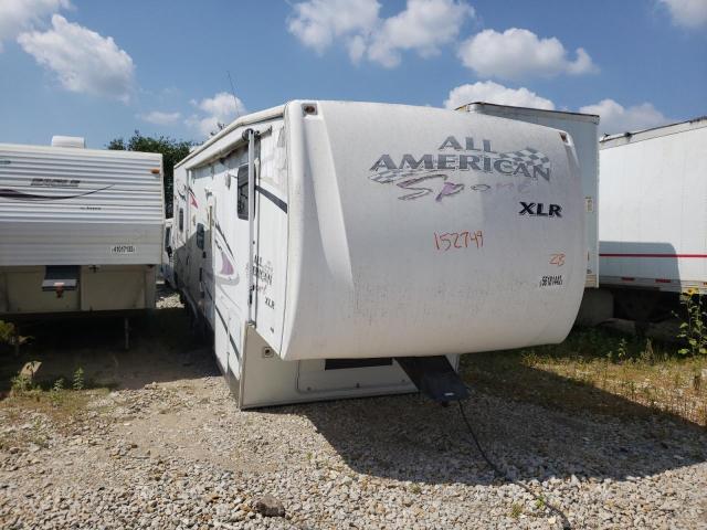 Salvage cars for sale from Copart Kansas City, KS: 2007 Wildwood Camper