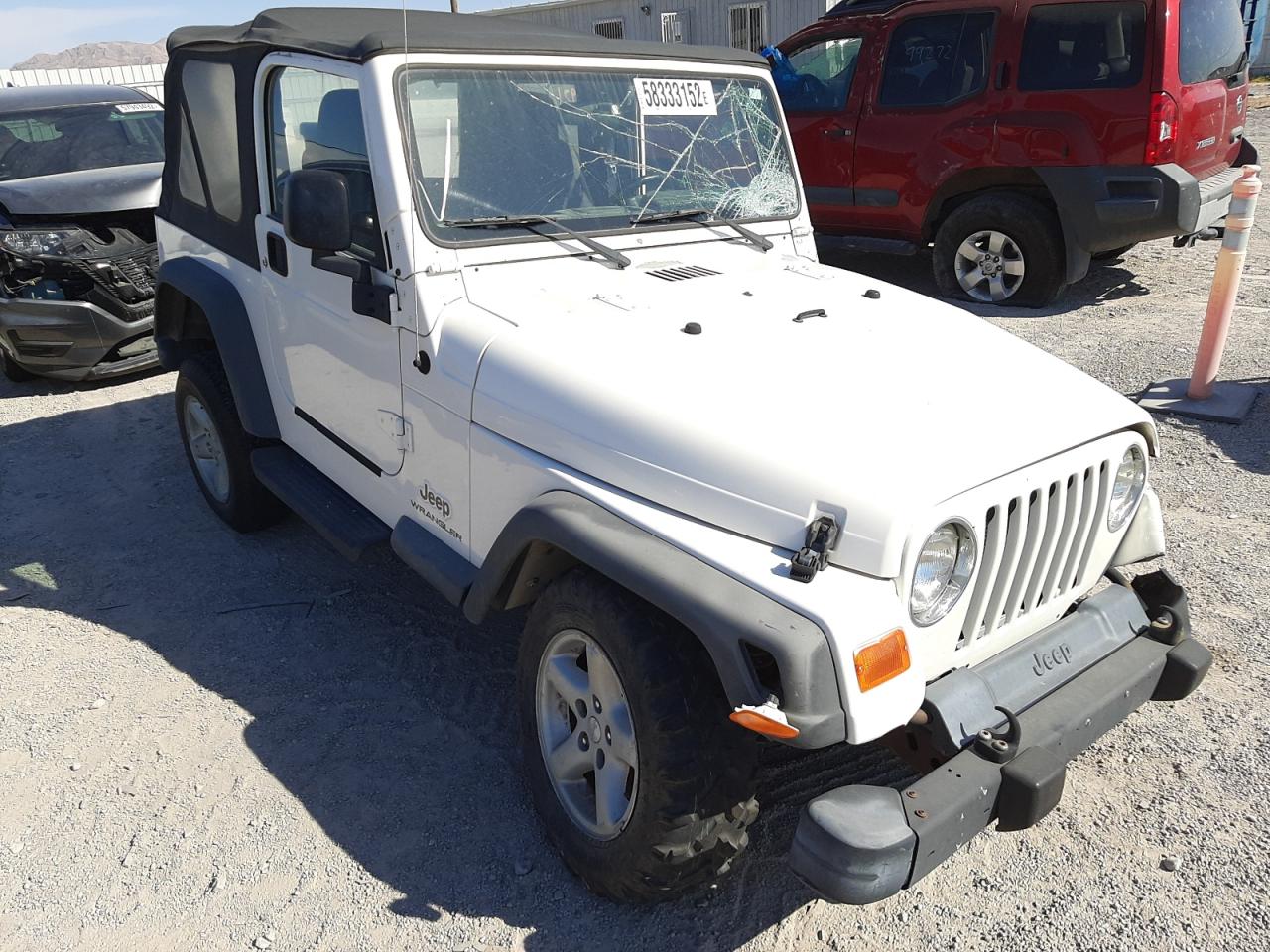 2003 Jeep Wrangler for sale at Copart Las Vegas, NV Lot #58333*** |  