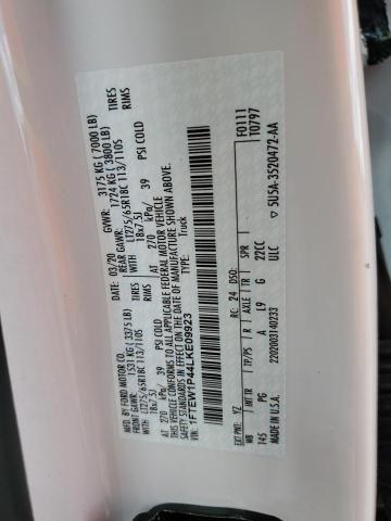 2020 FORD F150 POLIC 1FTEW1P44LKE09923