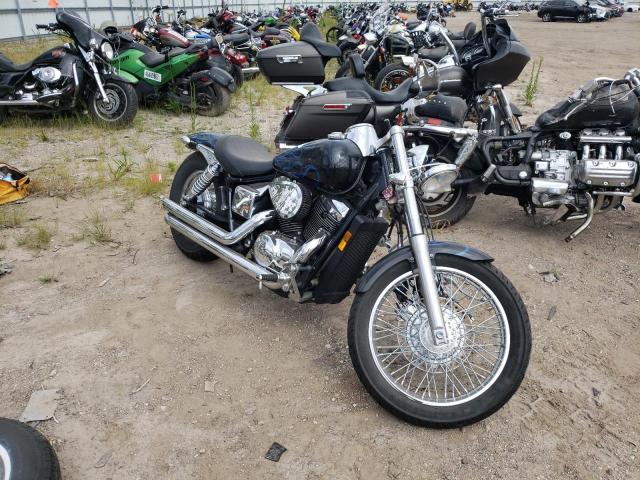 Salvage motorcycles for sale at Elgin, IL auction: 2005 Honda VT750 C
