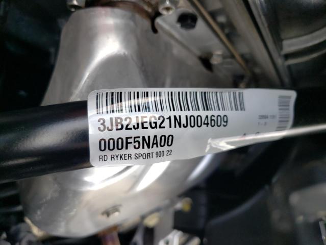 2022 CAN-AM RYKER SPOR 3JB2JEG21NJ004609