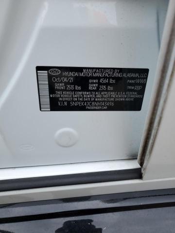 2022 HYUNDAI SONATA N L 5NPEK4JC8NH143496