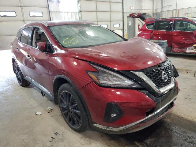 Salvage cars for sale from Copart Columbia, MO: 2021 Nissan Murano PLA