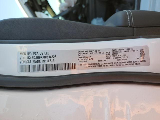 2021 DODGE DURANGO SR 1C4SDJH9XMC814828