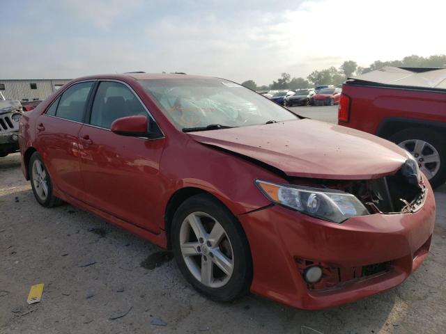 VIN: 4T1BF1FK8EU799737 Auction: COPART Lot: 72455283 Location: KS - KANSAS CITY 4T1BF1FK8EU799737 TOYOTA CAMRY 2014 RED Photo 1