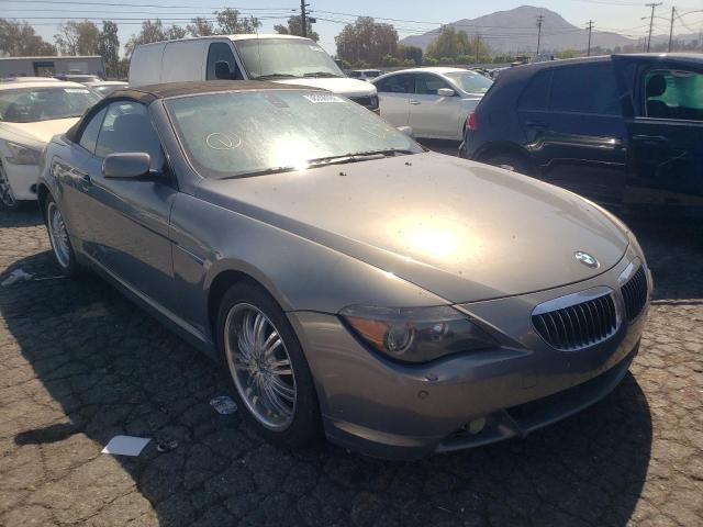 Salvage cars for sale from Copart Colton, CA: 2007 BMW 650 I