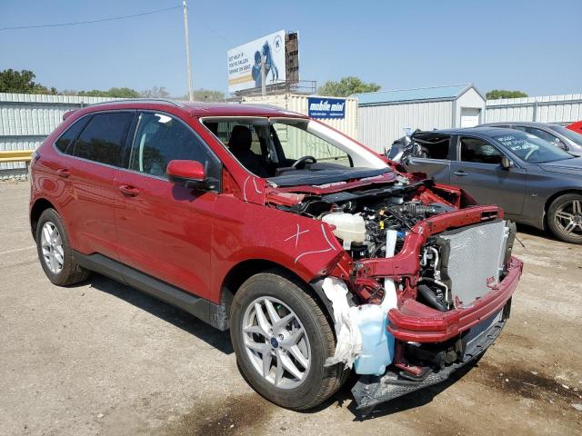 Salvage cars for sale from Copart Wichita, KS: 2021 Ford Edge SEL