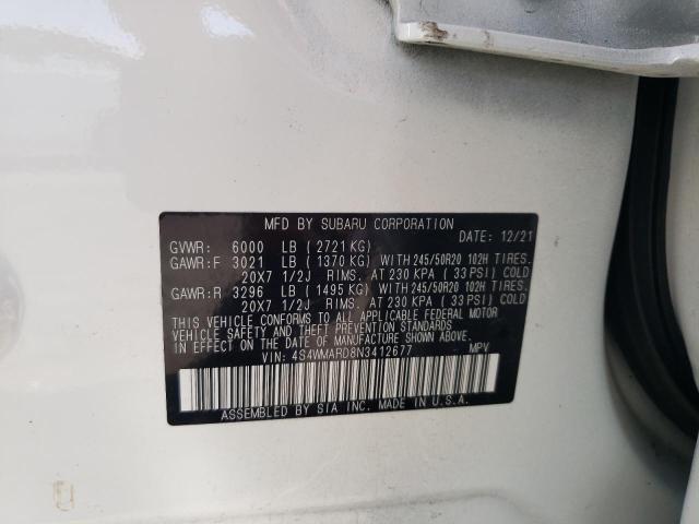 2022 SUBARU ASCENT TOU 4S4WMARD8N3412677