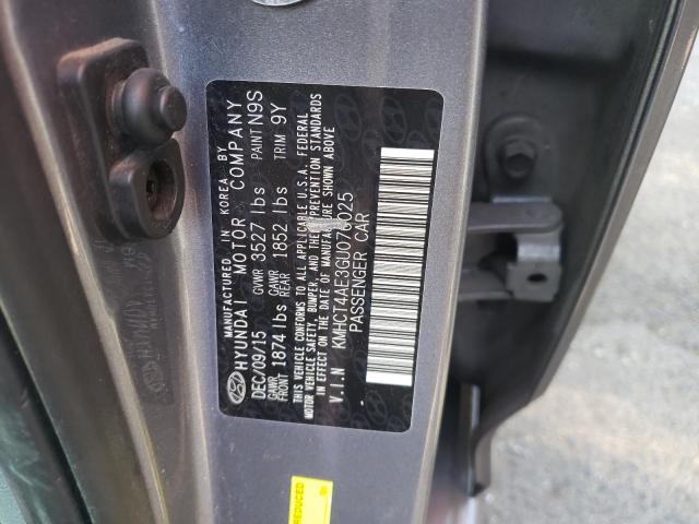 KMHCT4AE3GU076025 Hyundai ACCENT SE