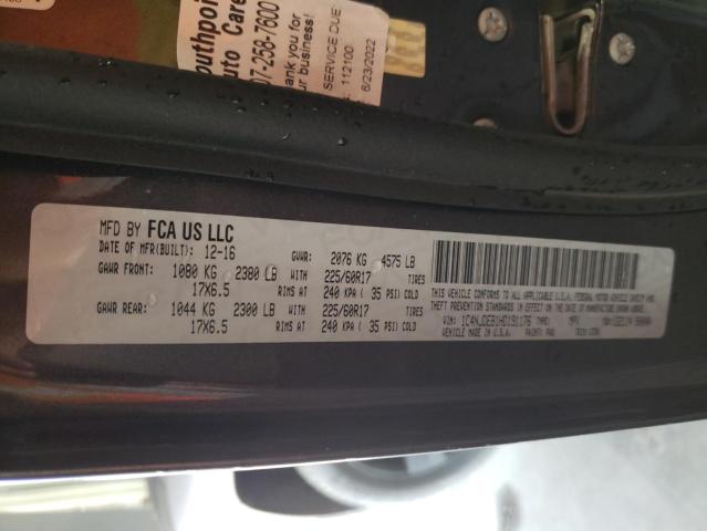 1C4NJDEB1HD191176 Jeep Compass Latitude
