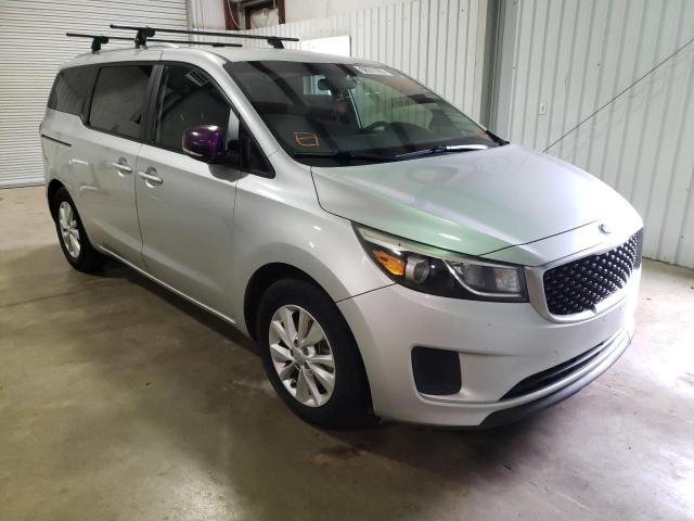 Salvage cars for sale from Copart Lufkin, TX: 2016 KIA Sedona LX