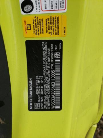 2021 BMW M4 COMPETI WBS33AZ05MCH13005