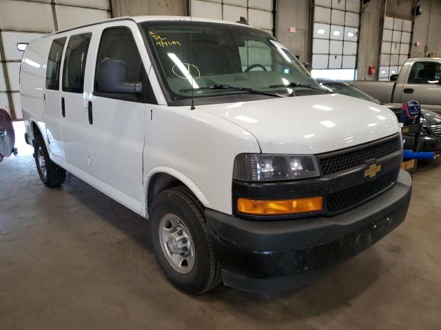 Salvage trucks for sale at Blaine, MN auction: 2018 Chevrolet Express G2