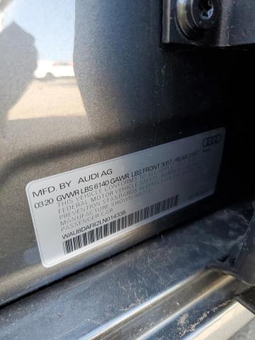 2020 AUDI A8 L WAU8DAF82LN014335