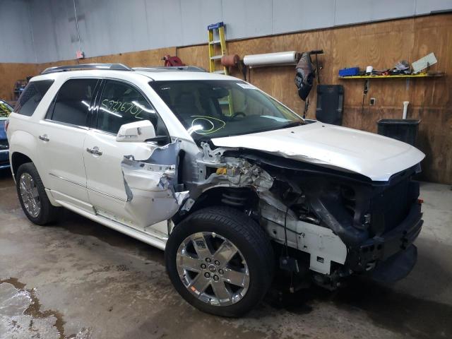 Salvage cars for sale from Copart Kincheloe, MI: 2013 GMC Acadia DEN