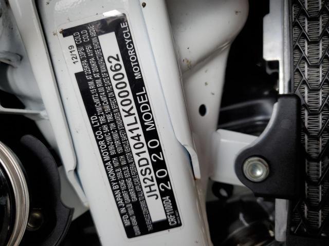 2020 HONDA CRF1100 D4 JH2SD1041LK000062