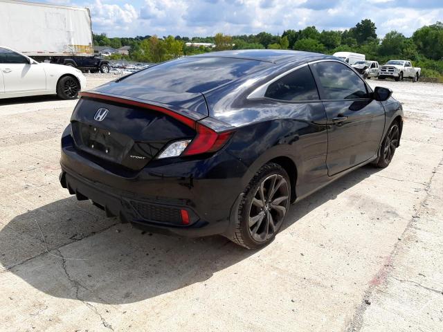 VIN: 2HGFC4B86KH309533 Auction: COPART Lot: 57839722 Location: KY - WALTON 2HGFC4B86KH309533 HONDA CIVIC 2019 BLACK Photo 4