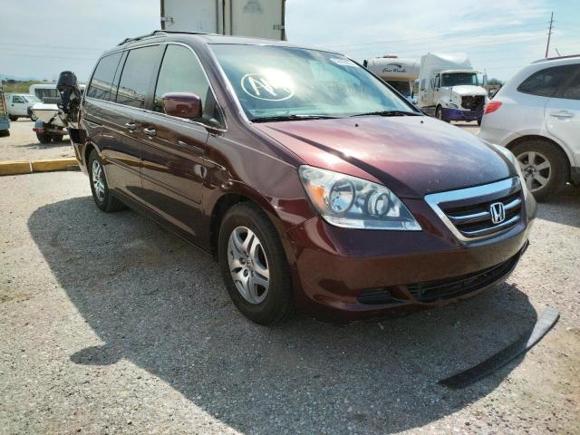 Salvage cars for sale from Copart Tucson, AZ: 2007 Honda Odyssey EX