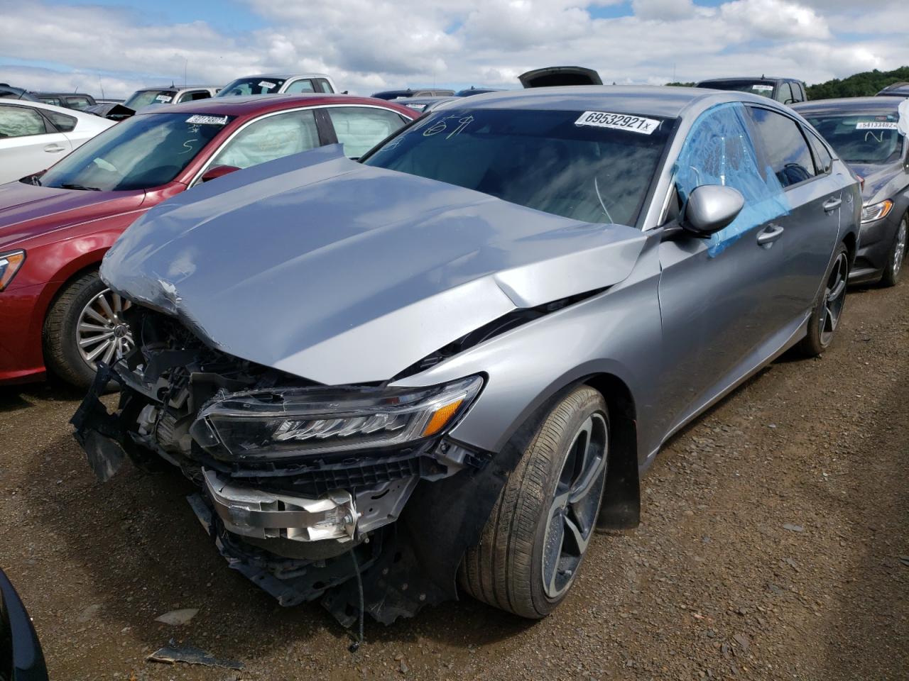 HONDA ACCORD 2018 VIN 1HGCV1F38JA072244 zdjęcie 2