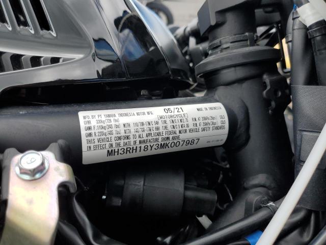 2021 YAMAHA YZFR3 A MH3RH18Y3MK007987