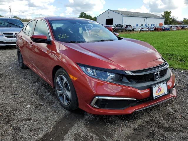 Salvage cars for sale from Copart Columbia Station, OH: 2019 Honda Civic LX