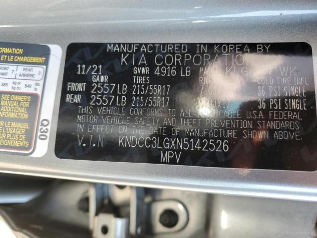 2022 KIA NIRO S KNDCC3LGXN5142526