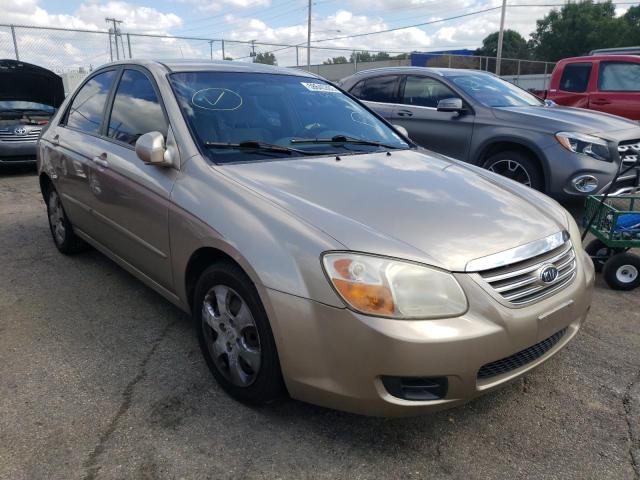 Salvage cars for sale from Copart Moraine, OH: 2007 KIA Spectra EX