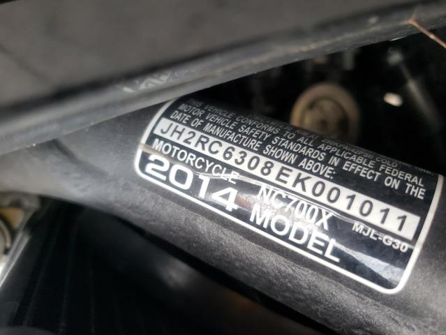 2014 HONDA NC700X JH2RC6308EK001011