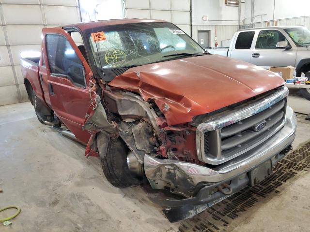 Salvage cars for sale from Copart Columbia, MO: 2001 Ford F350 SRW S