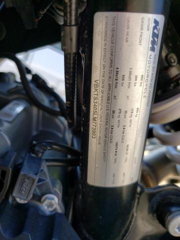 2020 KTM 790 ADVENT VBKTS3405LM773903