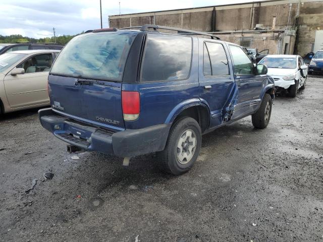 VIN: 1GNDT13W92K127441 Auction: COPART Lot: 58529152 Location: VA - FREDERICKSBURG 1GNDT13W92K127441 CHEVROLET BLAZER 2002 BLUE Photo 4