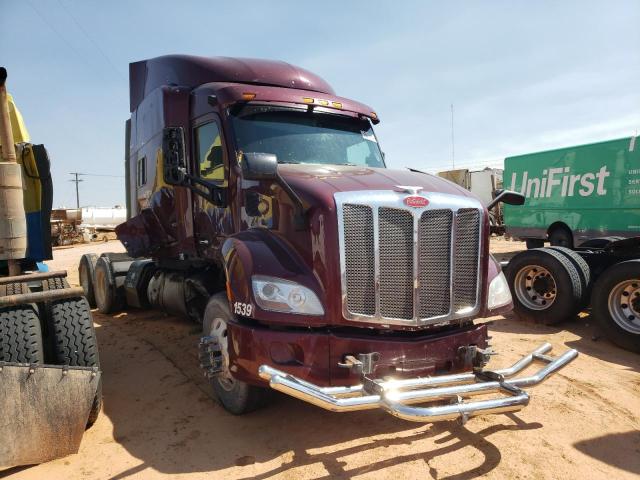 Salvage cars for sale from Copart Andrews, TX: 2017 Peterbilt 579