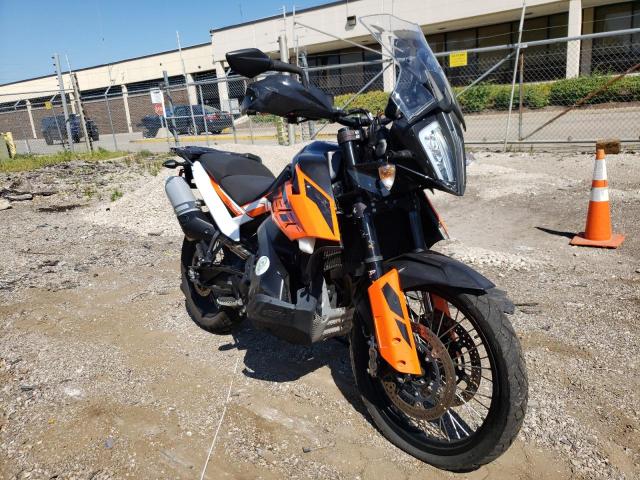 Salvage cars for sale from Copart Wheeling, IL: 2020 KTM 790 Advent